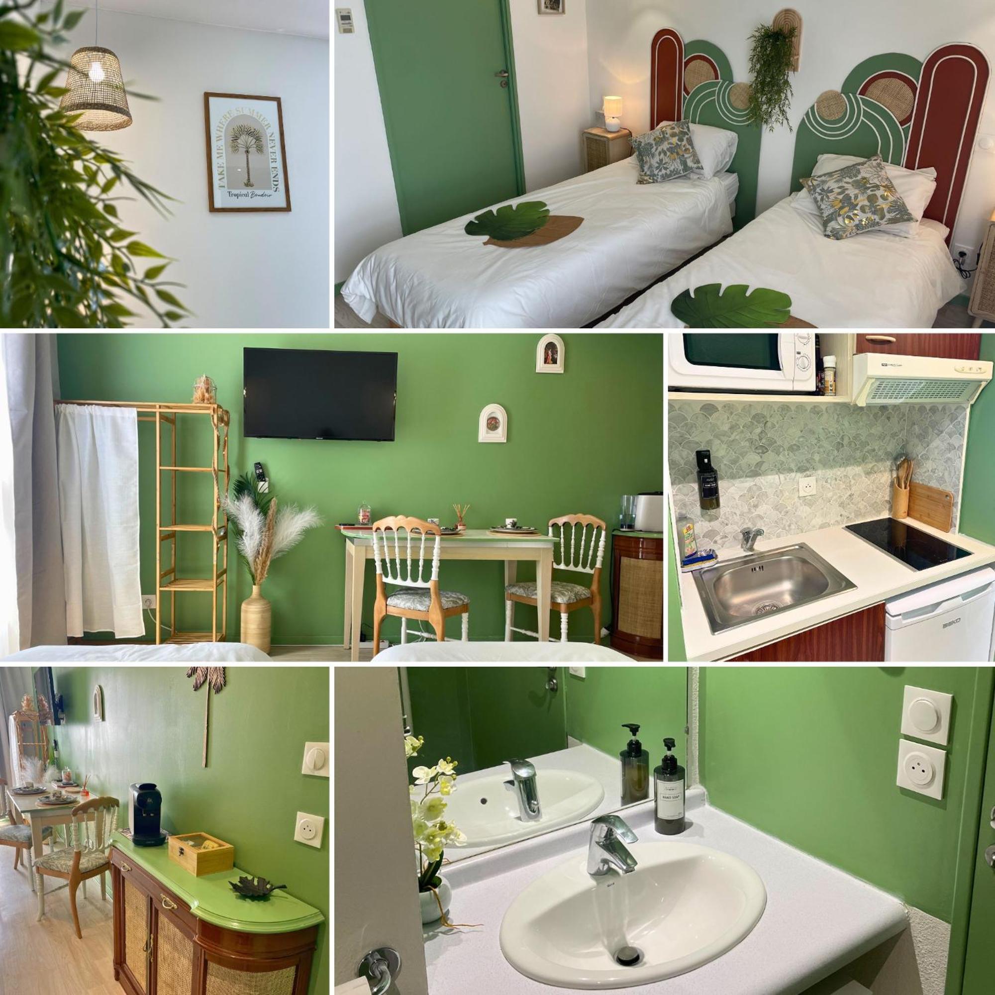 Apartament Boudoir - Clim-Wifi-Twin-Gare Lourdes Zewnętrze zdjęcie