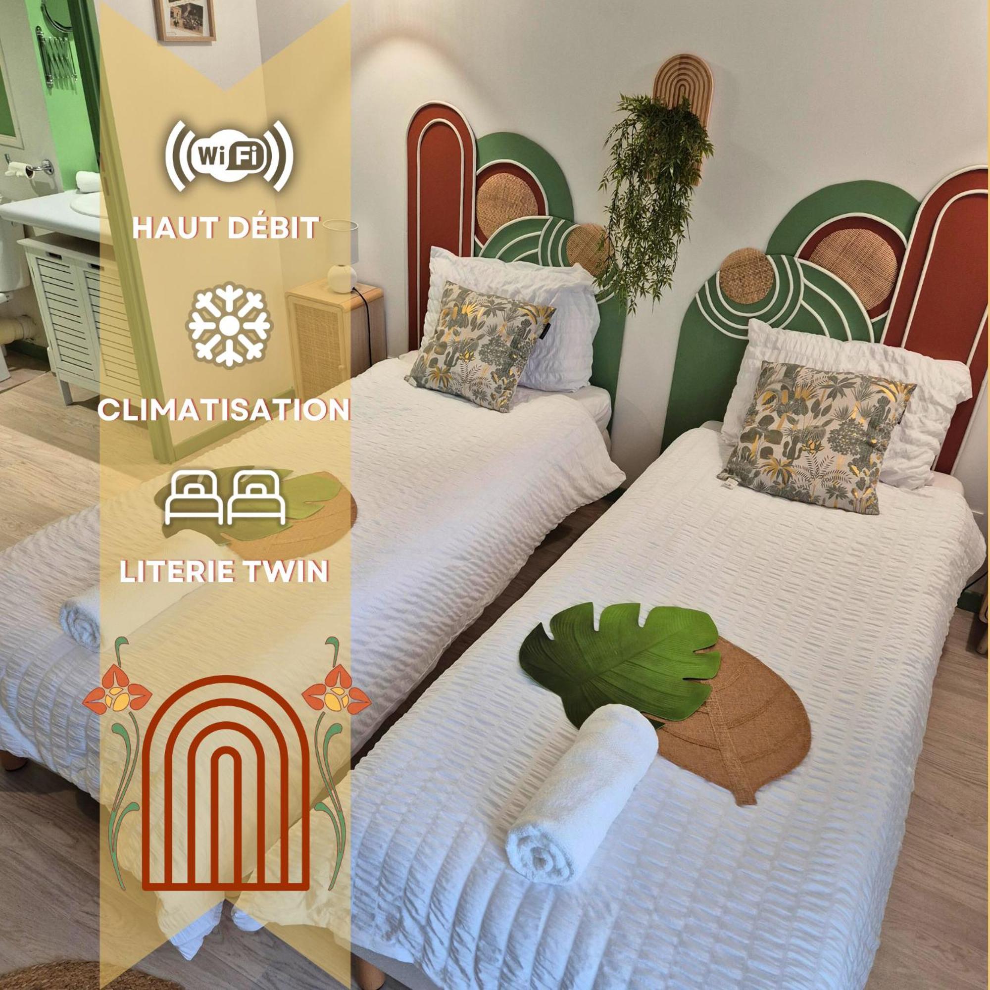 Apartament Boudoir - Clim-Wifi-Twin-Gare Lourdes Zewnętrze zdjęcie